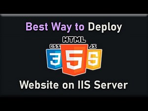 How to Publish an HTML Website on IIS Server | Static Website on IIS