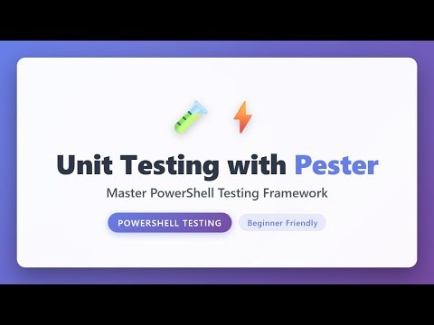 Unit Testing with Pester Framework | PowerShell Testing Tutorial for Beginners