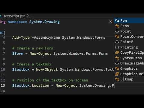 10 How to Set the Position of a TextBox: Tutorial 10 PowerShell GUI