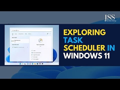 Windows 11: Exploring Task Scheduler in Windows 11