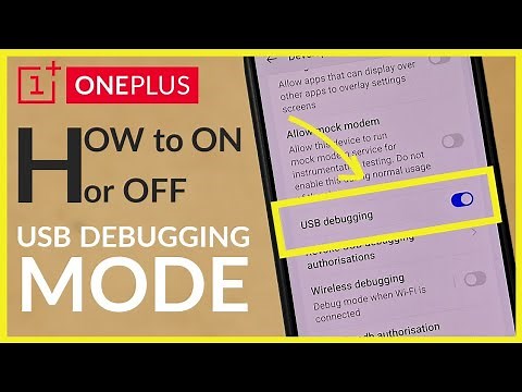 How to Enable / Disable USB DEBUGGING MODE on OnePlus Android Phone