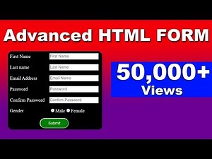 5. How to make html form with table | Html Forms, HTML form input type tag, cyber warriors