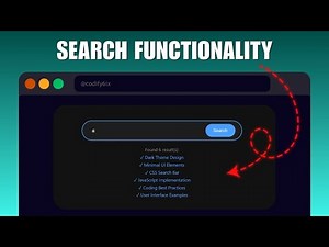 ASMR Program: How to create search functionality using JavaScript (No Talking)