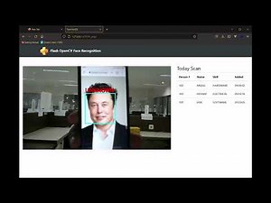 Face Recognition Using Flask, OpenCV, MySQL and AJAX