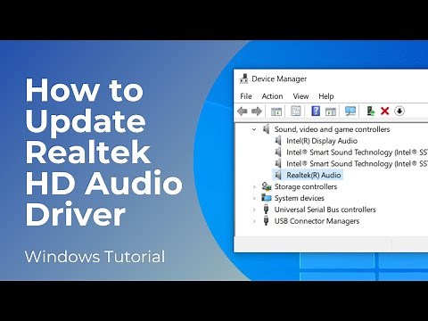 How to Download and Update Realtek HD Audio Driver on Windows 10 & 11