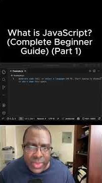 What is JavaScript? (Complete Beginner Guide) (Part 1)
