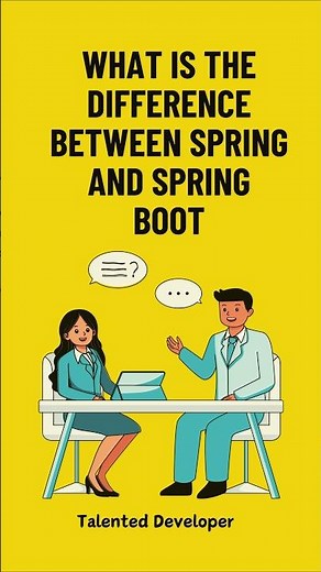 Spring vs Spring Boot? | Java Interview Question | Spring Framework Explained #TDshorts 7