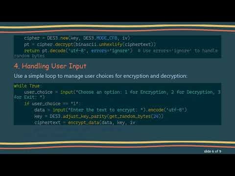 Understanding How to Decrypt Cipher Text using DES3 in Python