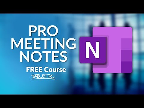 How to take MEETING NOTES like a pro in OneNote