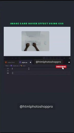 CSS Image Card Hover Effect #coding #viralvideo #htmlcss #shortvideo #csscoding