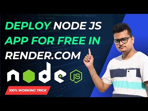 How to Deploy a Node.js Application to Render.com for Free | Heroku Alternative