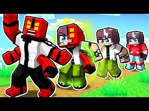 Living like a Ben 10 alien in Minecraft! 😱👽