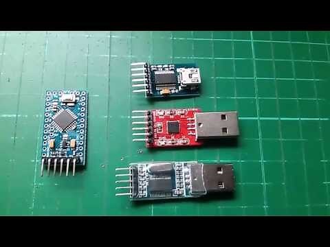 Arduino USB-to-Serial Tutorial - Programming the Pro Mini