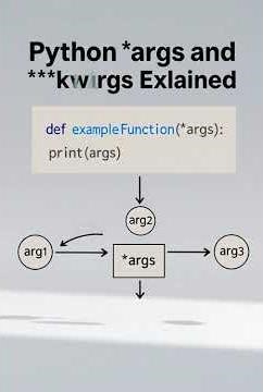 🎓 Python *args and **kwargs explained with examples Explained | Python Tutorial for Beginners