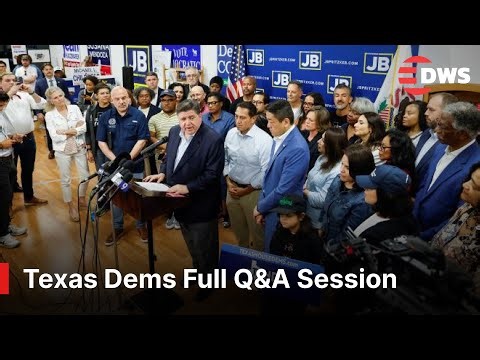Full Q&A Session: Texas Democrats SLAMS Trump Redistricting Plan At News Conference, Chicago | AC1E