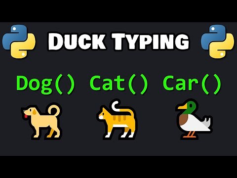 Learn Python DUCK TYPING in 4 minutes! 🦆