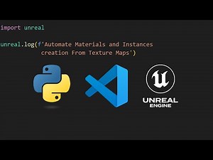 Unreal Engine Editor Scripting with Python part 8 Automate Material Creation from Texture Maps