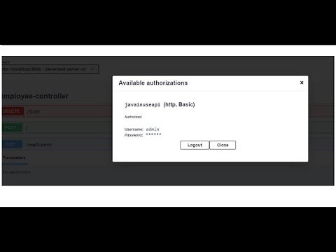 Spring Boot + Swagger 3 (OpenAPI 3) + Security Example