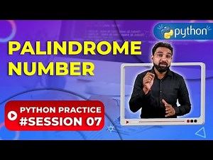 Python Program To Check A Number Or String Is Palindrome | Python Practice 7 | Newtum Solutions