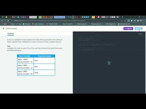 36 Fitness Goals! | Introduction to Python | Sololearn