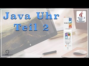 Java Swing Beispiel Uhr programmieren - 2