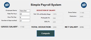 Simple Payroll System In VB.NET With Source Code - Source Code & Projects