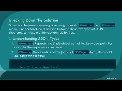 Resolving JSONObject vs JSONArray Issues in Android Apps with Volley