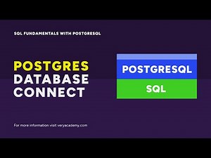 Connecting to the PostgreSQL Database | SQL Fundamentals with PostgreSQL