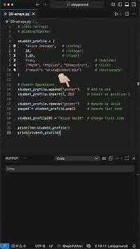 Arrays/ Lists in Python explained #programming #coding #python