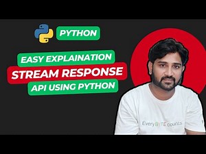 Build Streaming Response API using Python | #python #fastapi #streaming #coding #programming