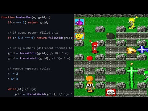 The Bomberman Game | HackerRank (JavaScript)