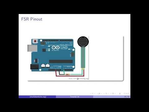 MATLAB Arduino Tutorial 16 - Force Sensitive Resistor (FSR) Calibration and Visualization