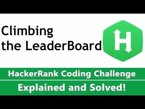 Climbing the LeaderBoard HackerRank Coding Challenge Solved