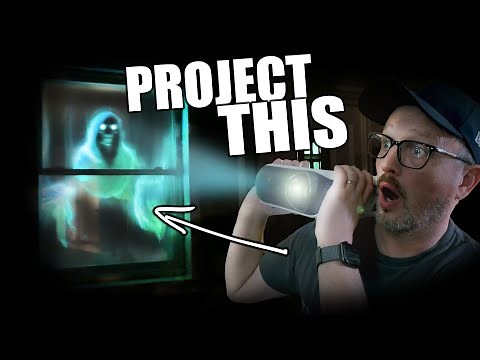 Easy Window Projection for Halloween