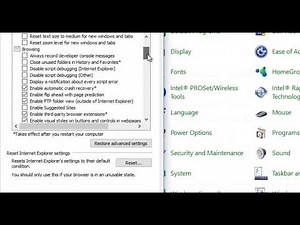 How to disable script debugging in windows