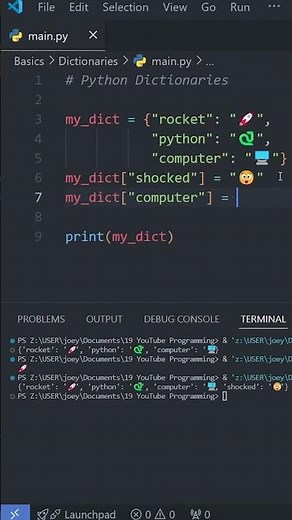 Python Basics: DICTIONARIES in Under a Minute! 📚