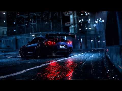 Nissan GT R Night rain