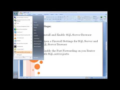 How To Connect SQL Server with Internet