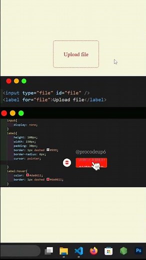 Upload file Tools Using Html, Css 😎🤯😱
