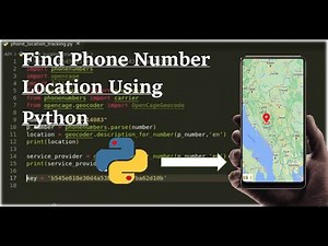 python project | Track Phone Number Location Using Python