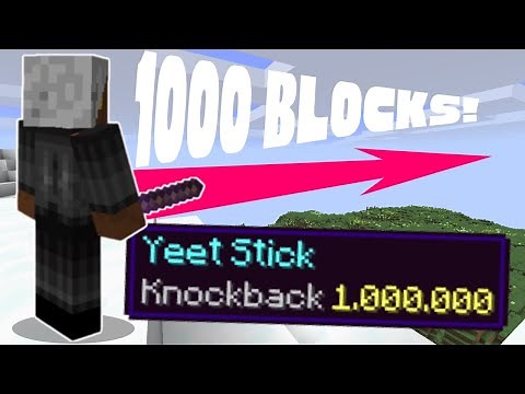 How To Get a Knockback 1000 Stick in Minecraft 1.21 (Java and Bedrock)