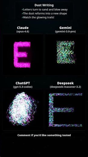 AI Coding Battle: NEON DUST WRITING! 🌪️✨ (Satisfying Physics)