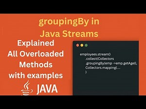 Java 8 groupingBy() Explained with Examples | Understanding Java 8 Collectors.groupingBy()