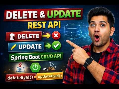 Spring Boot PUT & DELETE API Example | PUT & DELETE Mapping #springboot #java #yt #javabackend