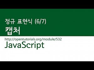 JavaScript - Regular Expressions (6/7): Capture