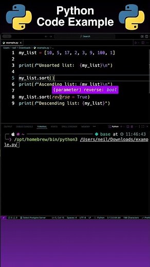 How To Sort Items in a List with Python