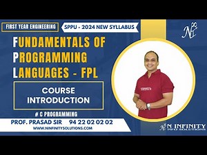 SPPU's FE - FPL | Session 1 | Fundamentals of Programming Languages | Course Introduction | C Progr