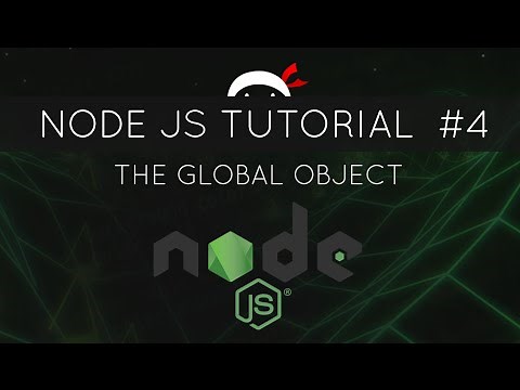 Node JS Tutorial for Beginners #4 - The Global Object