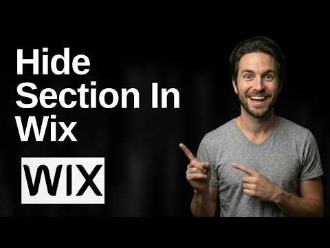 How To Hide Section In Wix (2026 Easy Guide)