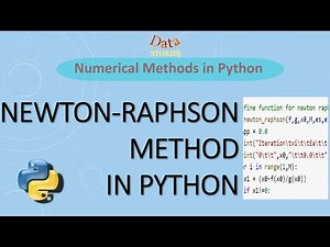 Newton-Raphson Method - #Python Implementation | Numerical Analysis 4